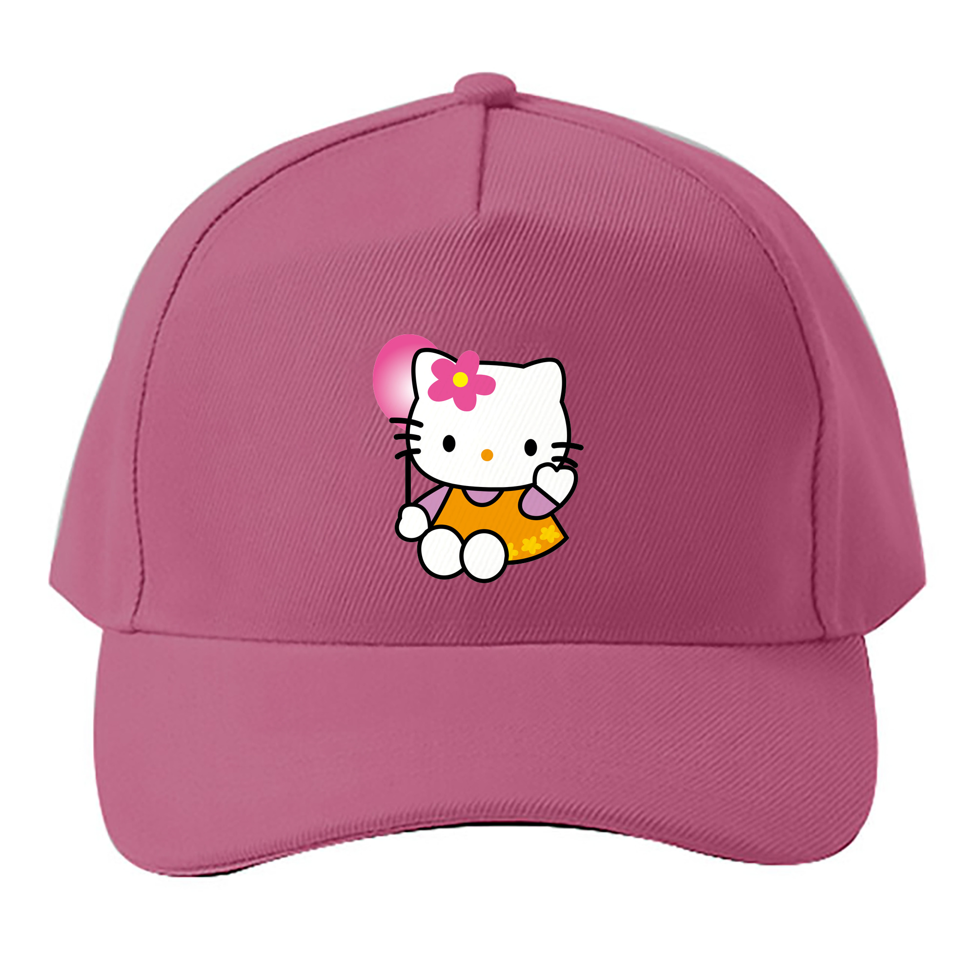 （画像用） Hello Kitty ハローキティ ベースボールキャップ 綿100％ 男女兼用 帽子 スポーツ